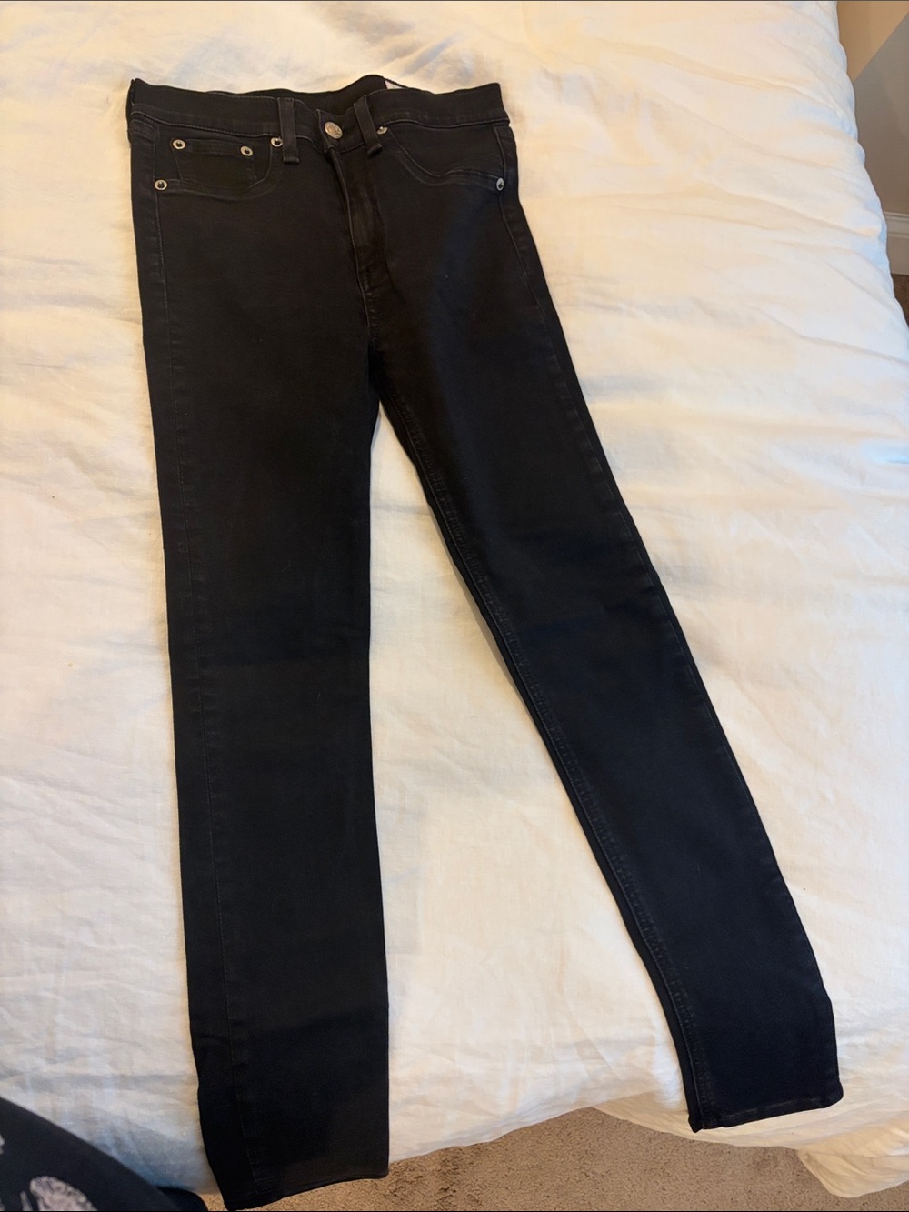 rag & bone Black Skinny Jeans for Women
